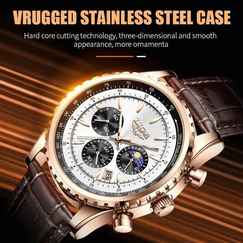 LIGE New Mens Watches Top Brand Luxury Men — product photo 4 of 6