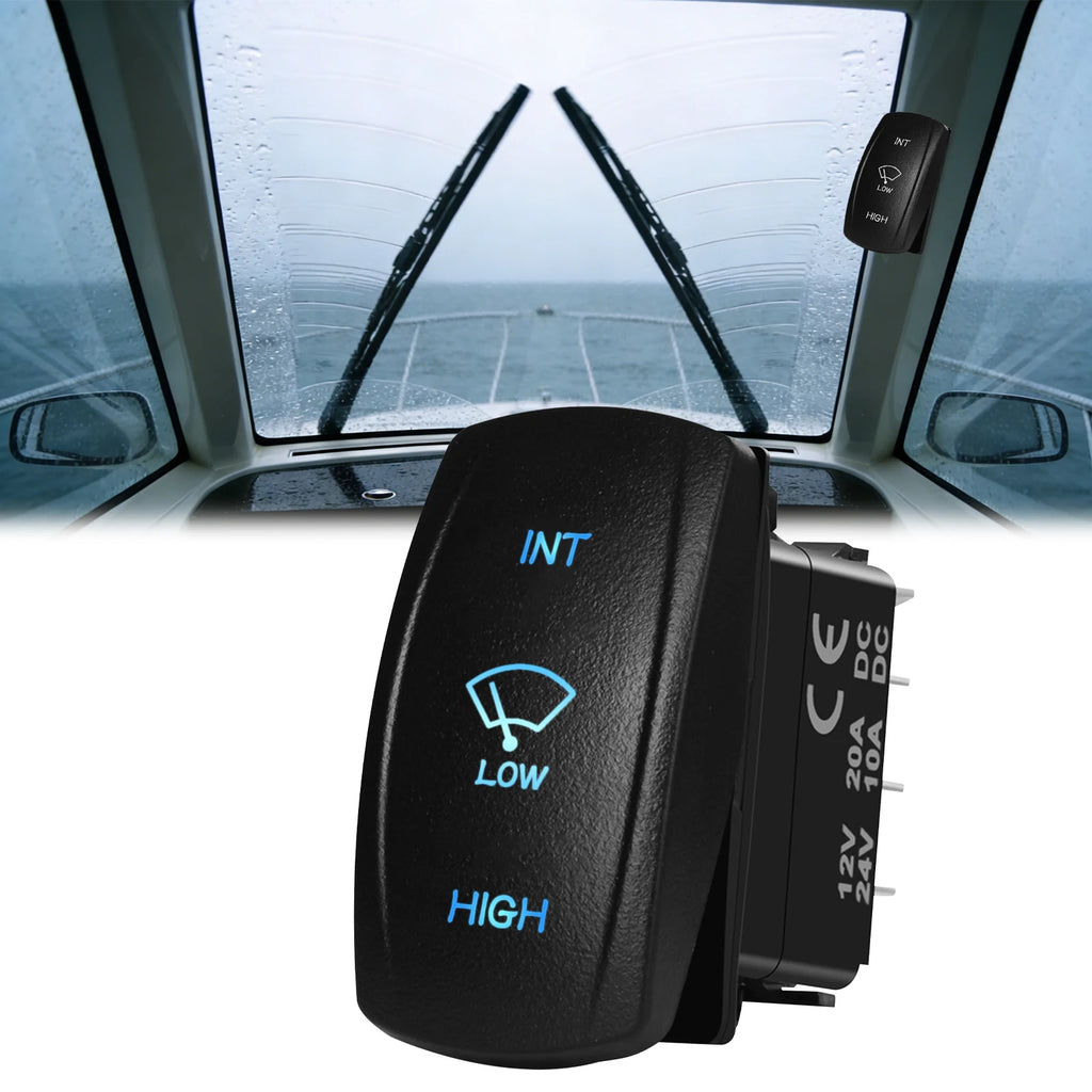 Boat Windshield Wiper Control INT LOW HIGH 3 — main product photo