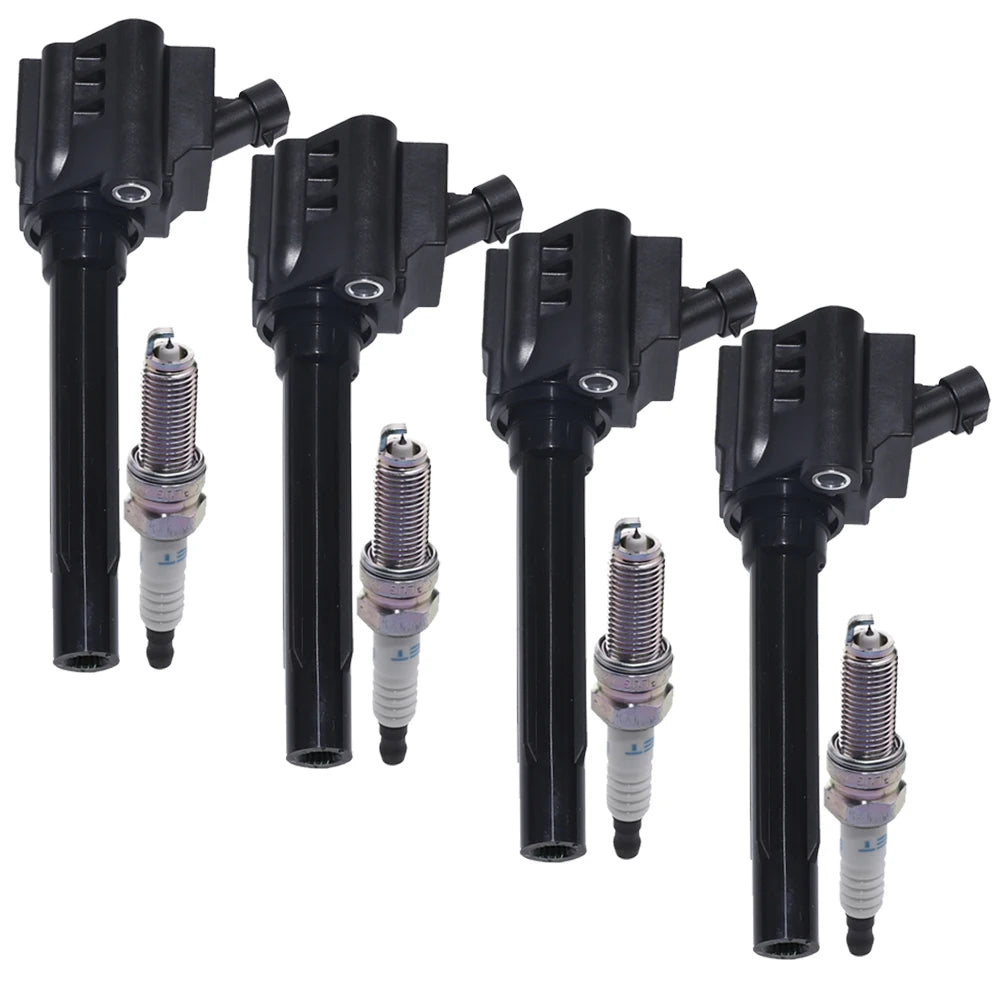 4pcs Ignition Coil & Spark Plug Set for — main product photo