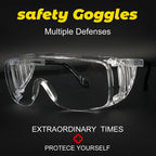 2 Pack Safety Glasses over Glasses Anti Fog — product photo 3 of 6