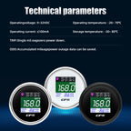 52mm TFT GPS Speedometer Digital Screen Speed Waterproof — product photo 3 of 6