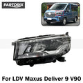 For LDV Maxus Deliver 9 V90 Headlight Front — main product photo