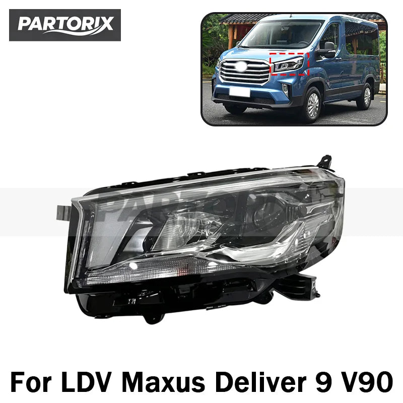 For LDV Maxus Deliver 9 V90 Headlight Front — main product photo