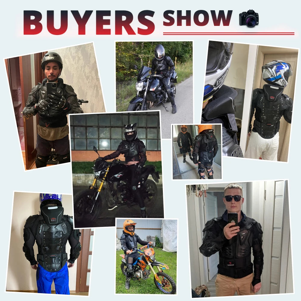 Motocross Jacket Men Body Armor Motorcycle Armor Wear-Resistant — product photo 5 of 6