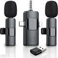 4-in-1 Dual Wireless Lavalier Microphone — main product photo