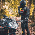Men's All-Weather Waterproof PU Leather Motorcycle Jacket CE — product photo 4 of 6