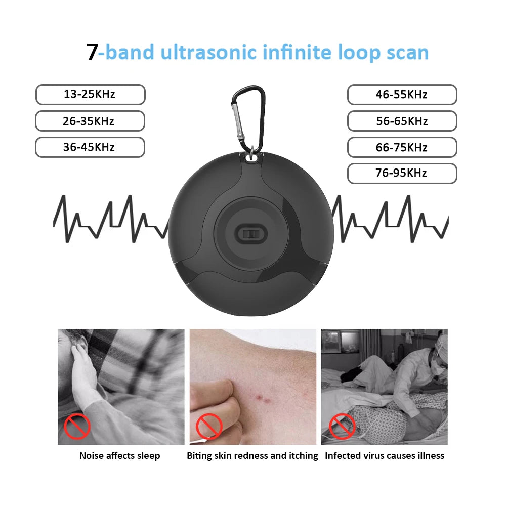 Outdoor Travel Insect Repeller Decor Ultrasonic Control Pest — product photo 3 of 6