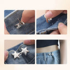 Alloy Star Pants Button Tightener Button Clasps Adjustable — product photo 4 of 6