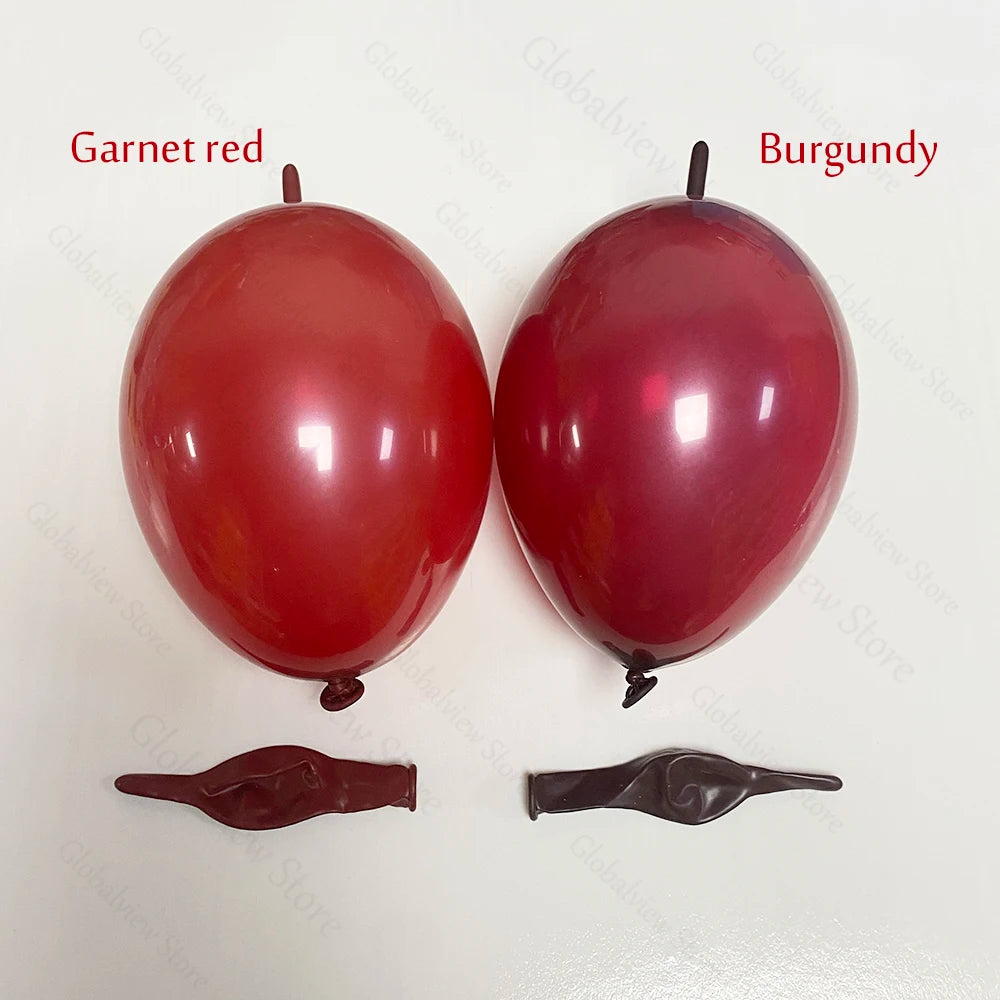 50/30/10Pcs Link Balloon Linking Balloons 6/12inch Metallic Chrome — product photo 3 of 6