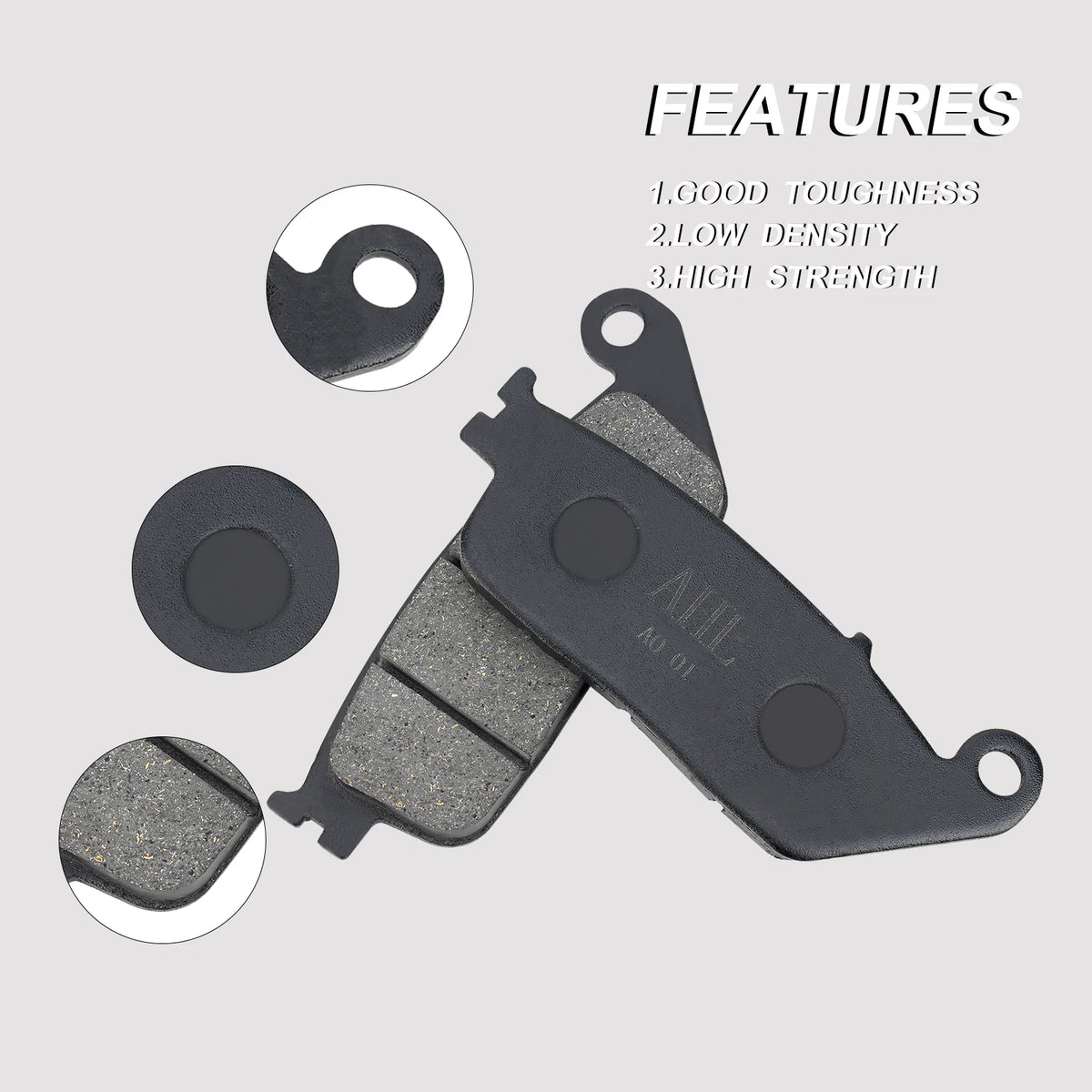Motorcycle Front and Rear Brake Pads For HONDA — product photo 6 of 6