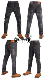 Motorcycle Jeans Men Kevlar Protective Riding Pants CE — product photo 4 of 5