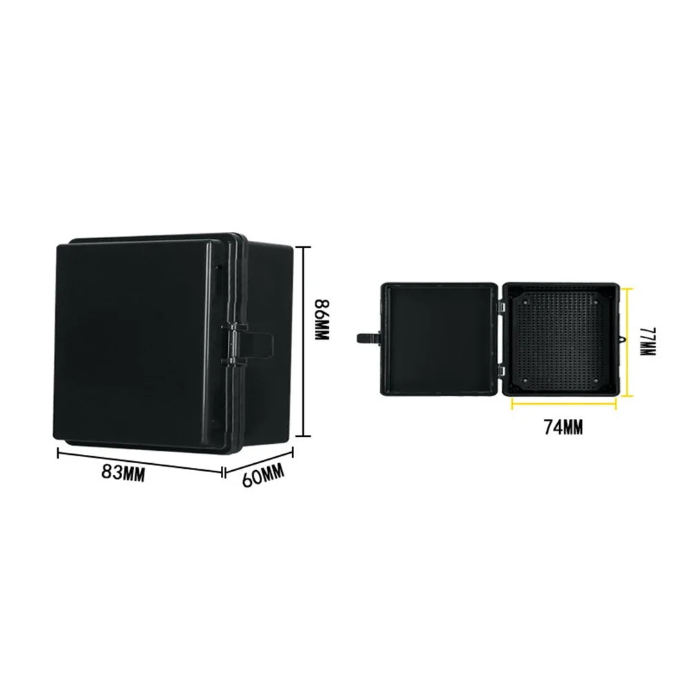 Black Hinged Junction Box IP67 Waterproof 150 X — product photo 4 of 6