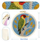 GATYZTORY punch embroidery needle Yarn bird 20x20cm Embroidery — product photo 2 of 6
