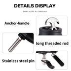 Anchor Handle Lid Lock Flush Pull Latch with — product photo 5 of 6