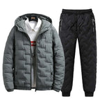 Tracksuit Men Winter Warm Men Down Cotton Jacket — product photo 4 of 6