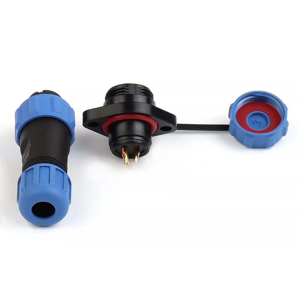 SP13 Flange Type Waterproof Connector Plug Socket Electrical — product photo 5 of 6