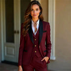 Women’s 3-Piece Suit Women Tuxedo Suit Blazer Dress — product photo 2 of 6