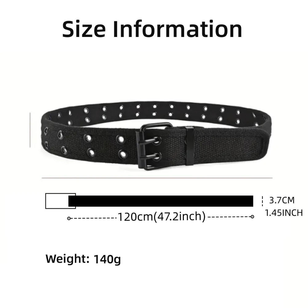 Men Belts Canvas Outdoor Belt Nylon Webbing Tactical