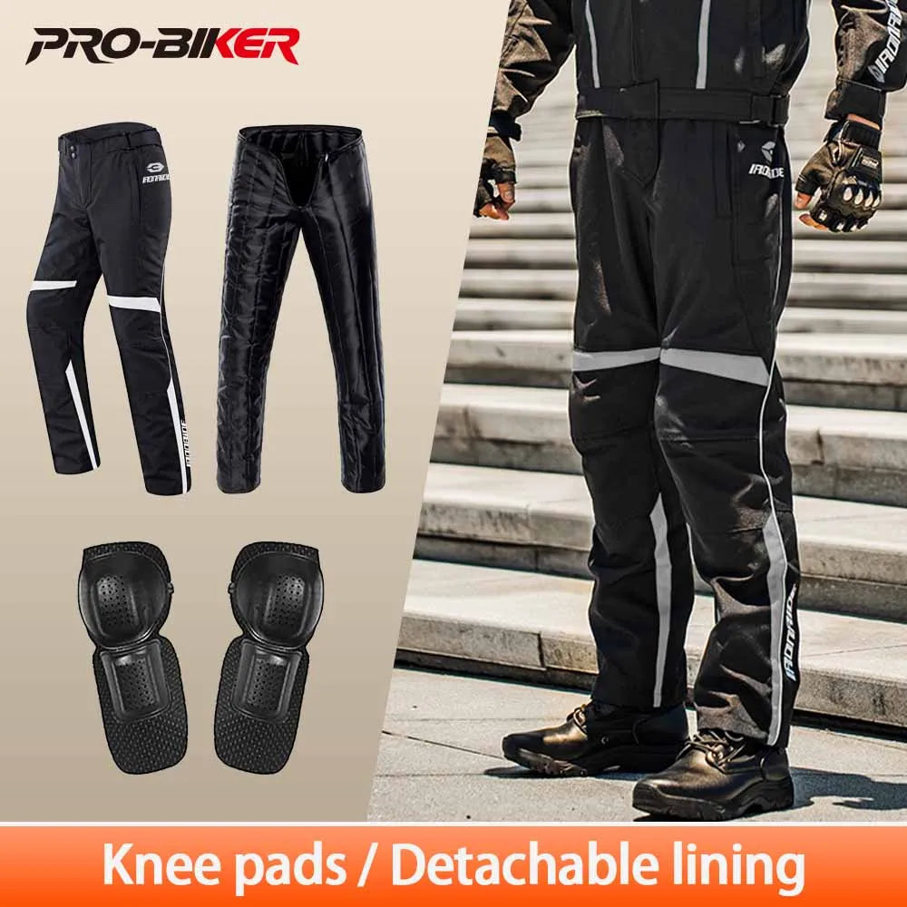 Men's Motorcycle Pants Warm Windproof Outdoor Motocross Riding — main product photo