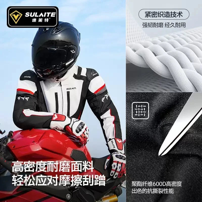 Motorcycle Jacket Pants Set Detachable Warm Liner Windproof — product photo 2 of 6