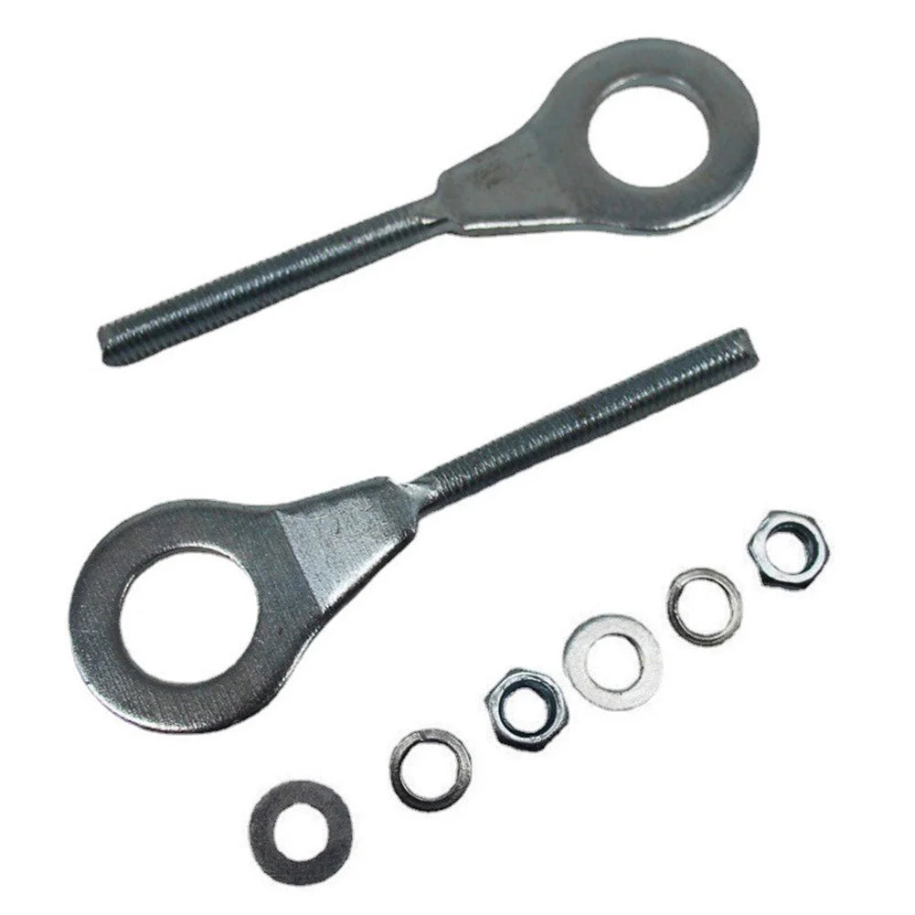 2PCS Motorcycle Chain Axle Tensioner Adjuster For CG125 — main product photo