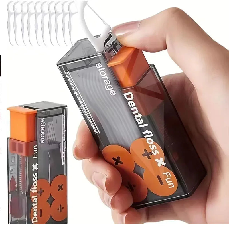 Floss Dispenser Includes 10Pcs Floss Automatic Ejectable Floss — product photo 4 of 6