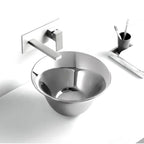 Nordic Style Ceramic Undermount Bathroom Sink Modern White — product photo 4 of 4
