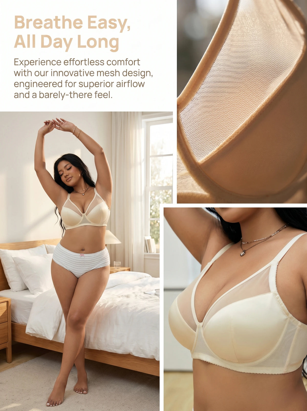 High quality CDE women's plus size full cup — product photo 5 of 6