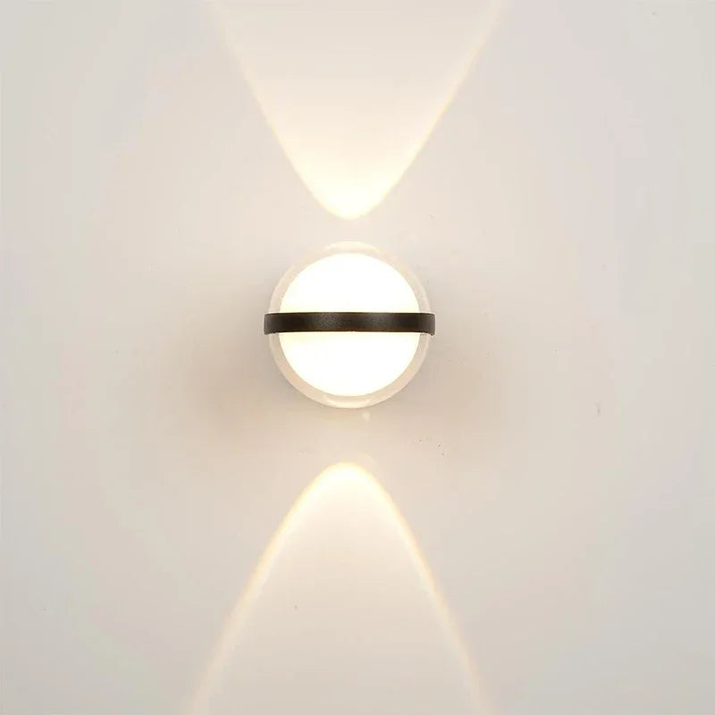 Waterproof Outdoor Wall Lamp IP65 Circular Indoor and — product photo 2 of 6