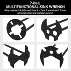 2Pcs Under Sink Faucet Wrench for Tight Spaces — product photo 6 of 6