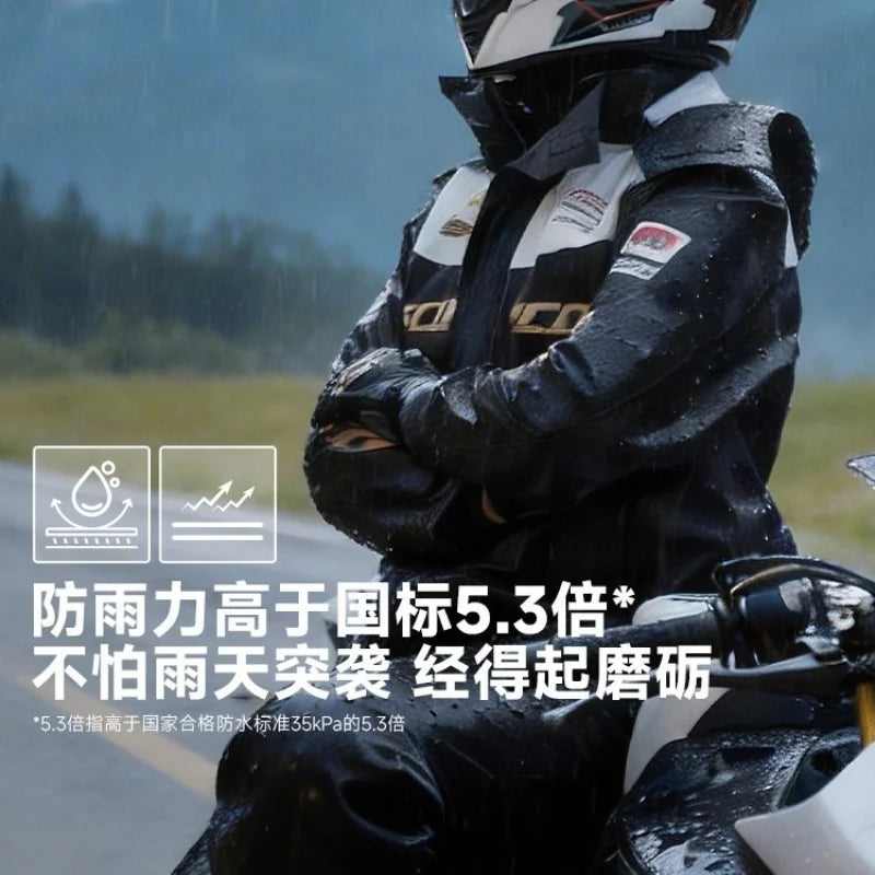 Motorcycle Split Raincoat Set Men Women Rainstorm Prevention — product photo 6 of 6