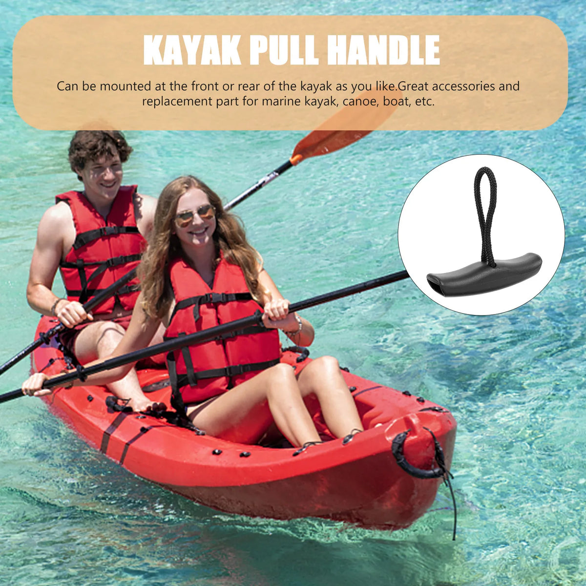 4 set Durable Kayak Pull Handles With Rope — product photo 4 of 6