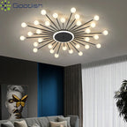 Modern Simplicity Sputtering Luminescent Ring LED Home Ceiling — product photo 2 of 6