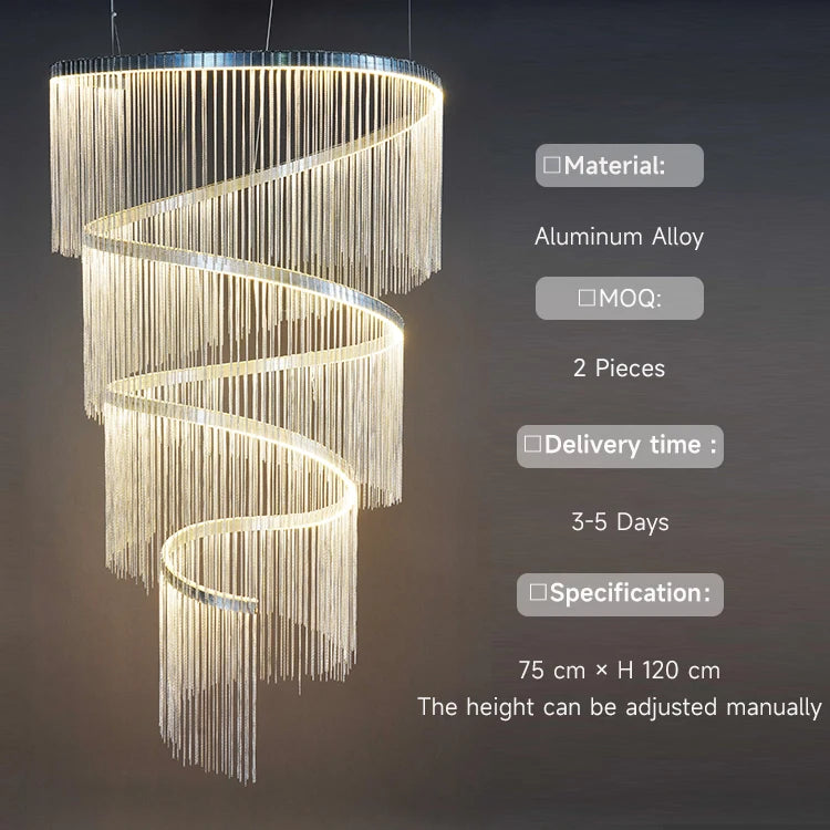 Modern LED Line Lamp Wedding Props Decoration Hall — product photo 4 of 6