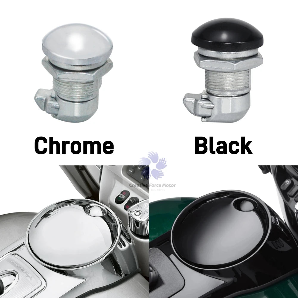 Push Button Fuel Door Latch for Harley Touring — product photo 2 of 6