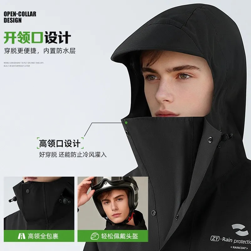 Men's Waterproof Rain Suit for Motorcycle Riding All-Weather — product photo 4 of 6