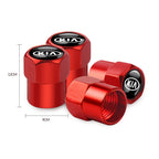 4PCS Car Badge Wheel Tires Valve Caps Metal — product photo 6 of 6