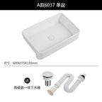 Bathroom Wash Basin Ceramic European Golden Finish for — product photo 6 of 6