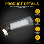 2x LED License Plate Lights for Maserati 4200 — product photo 4 of 6
