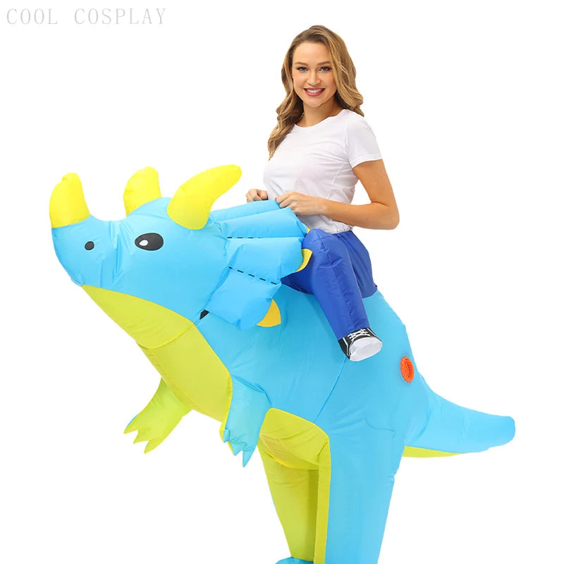 Funny Cute Dinosaur Rabbit Unicorn CosplaySuit Adult Inflatable — product photo 5 of 6