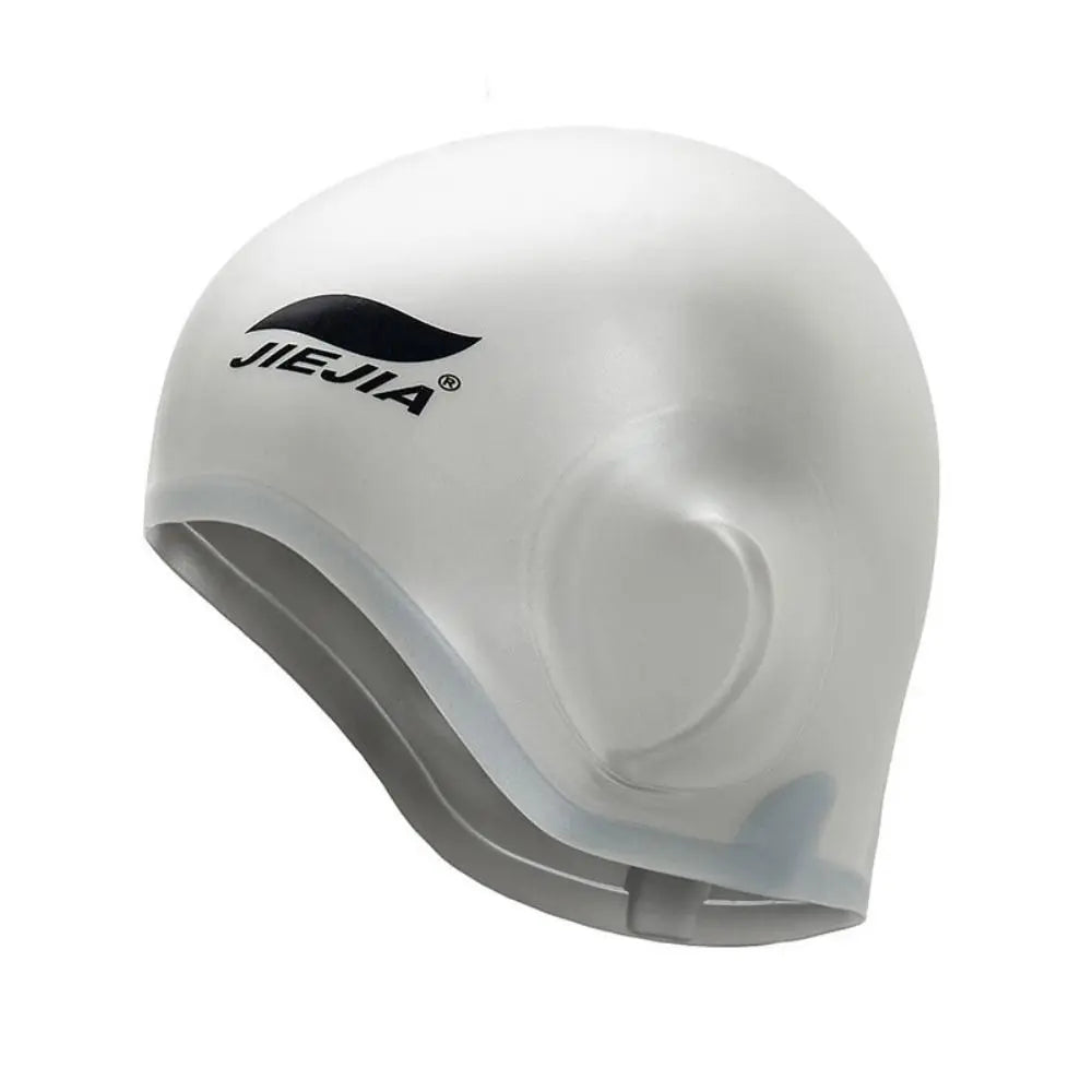 Black Silicone Swimming Cap for Men — product photo 5 of 6