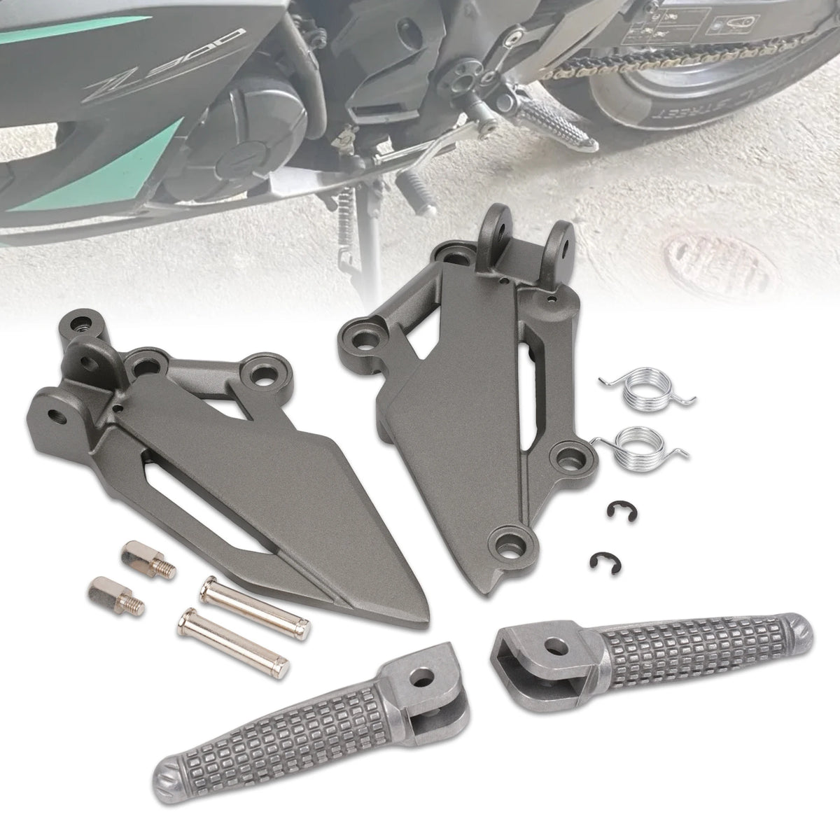 Motorcycle Footrest Foot Peg Mount Bracket Front Left — product photo 5 of 6