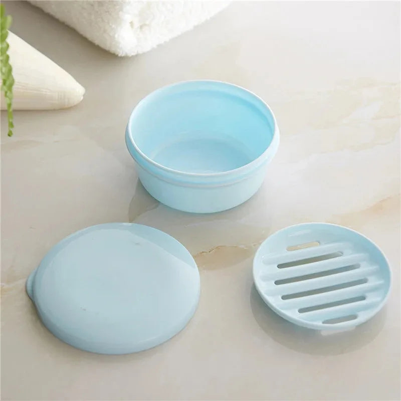 Dopamine color Leak-Proof Plastic Soap Dish — product photo 5 of 6