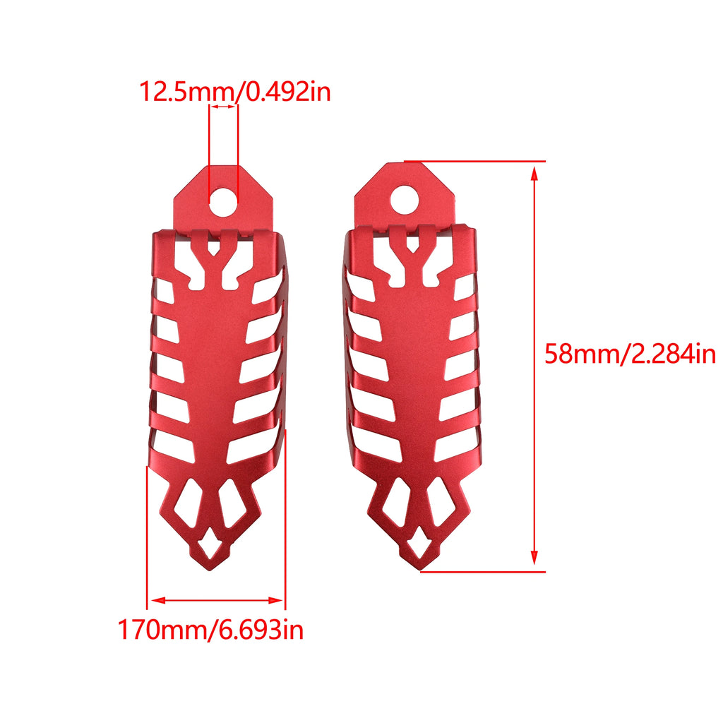 Universal Motorcycle Shock Absorber Protective Cover For Honda — product photo 6 of 6