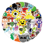 55Pcs Incredibox Sprunki Stickers Sprunki DIY Stickers Scrapbooking