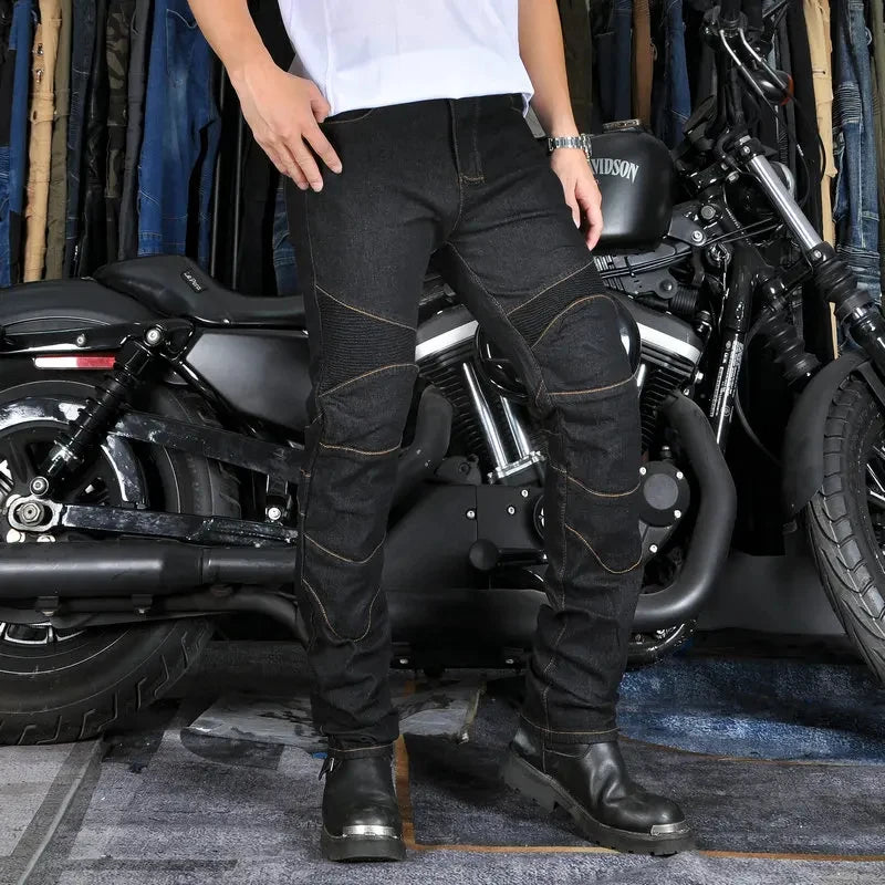 Men's Motorcycle Jeans Protective Gear Riding Trousers Motocross — product photo 3 of 4