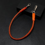 Hip Hop Keychain Waist Leather Biker Chain Brown — product photo 5 of 6