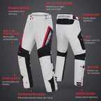 Men's Motorcycle Pants Wear-Resistant Outdoor Motocross Riding Pants — product photo 3 of 6
