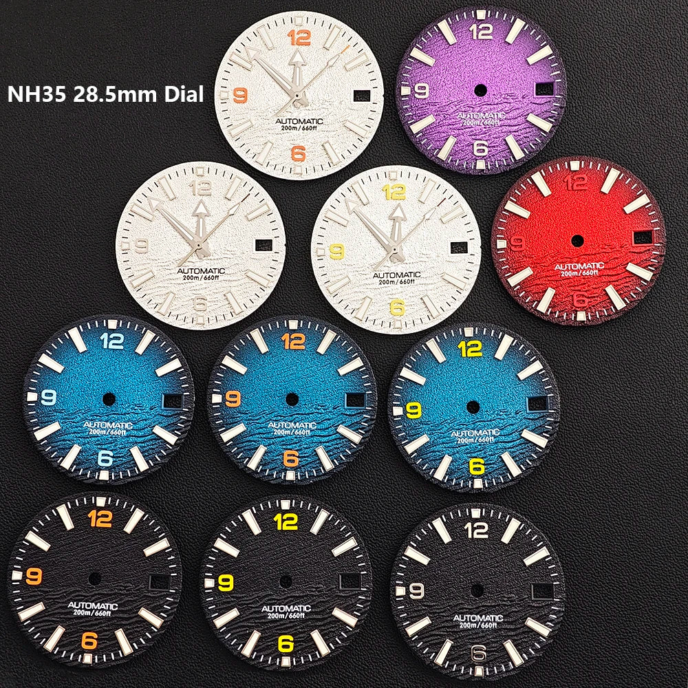 NH35 28.5mm Dial Green Luminous New Style Sea — main product photo