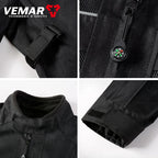 Motorbike Vemar Men's Mesh Jacket Black/Gray — product photo 5 of 6